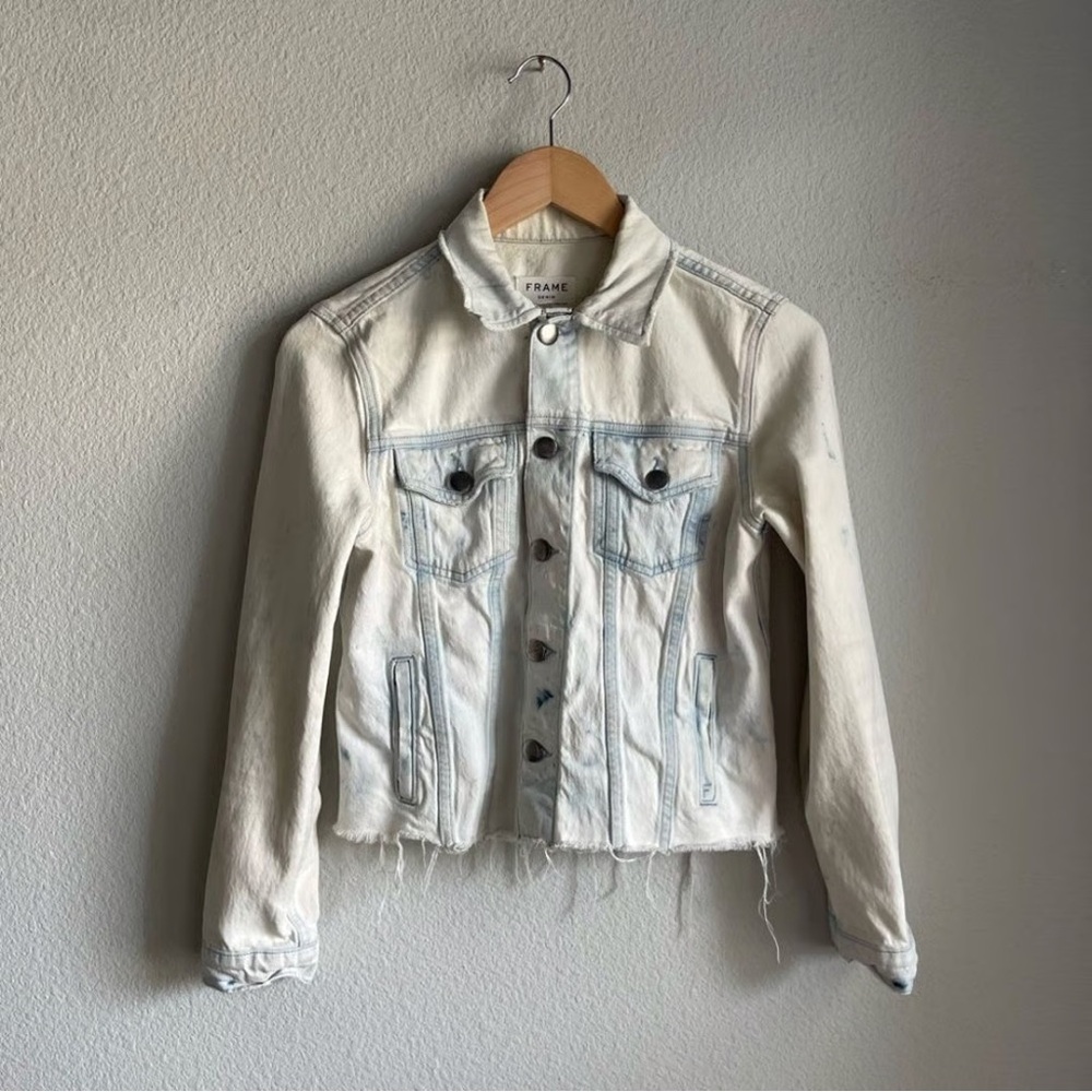 Frame Denim Women's cloud Denim Jacket
